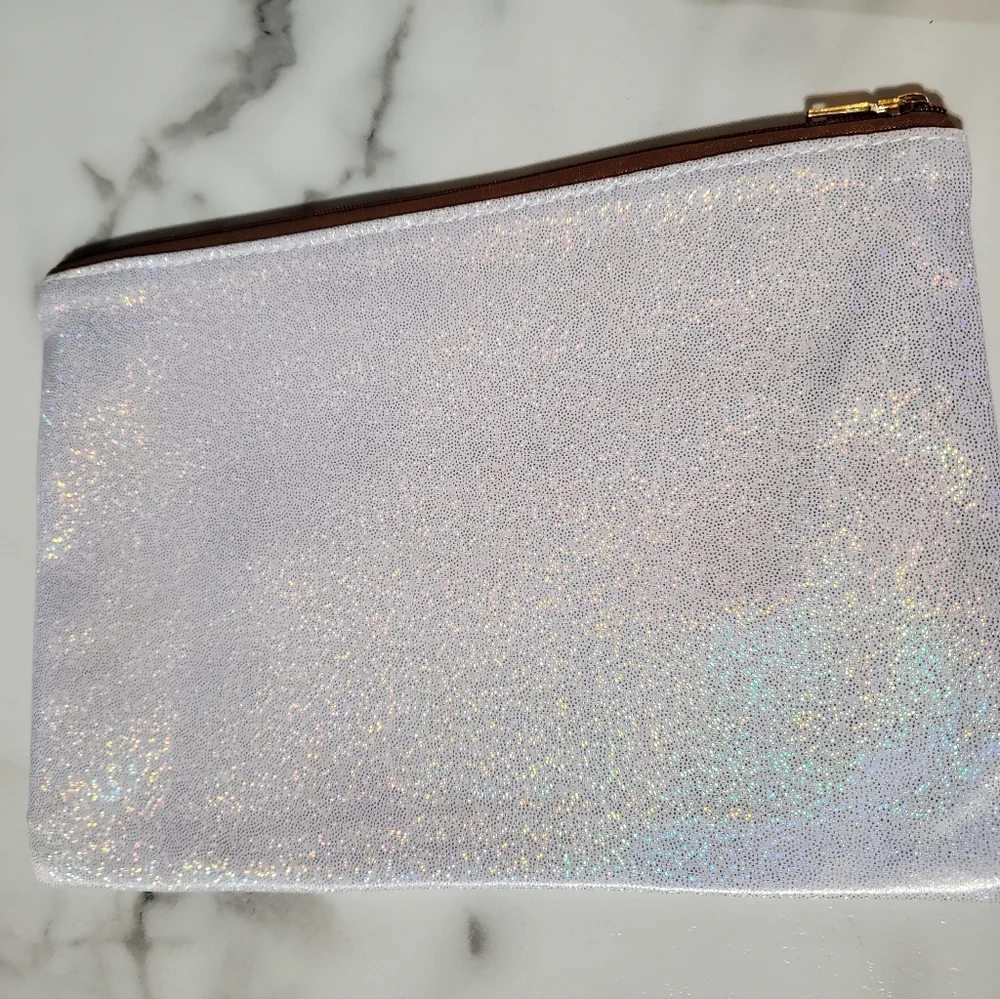 Better Late then Ugly Funny Sparkle Makeup Bag